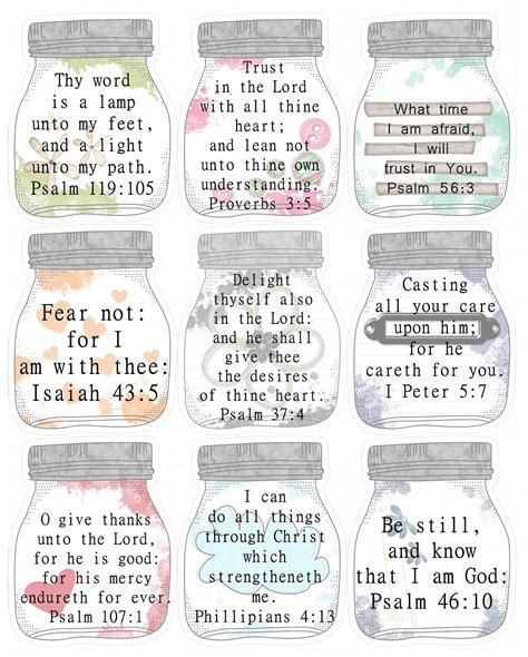 Printable Prayer Jar